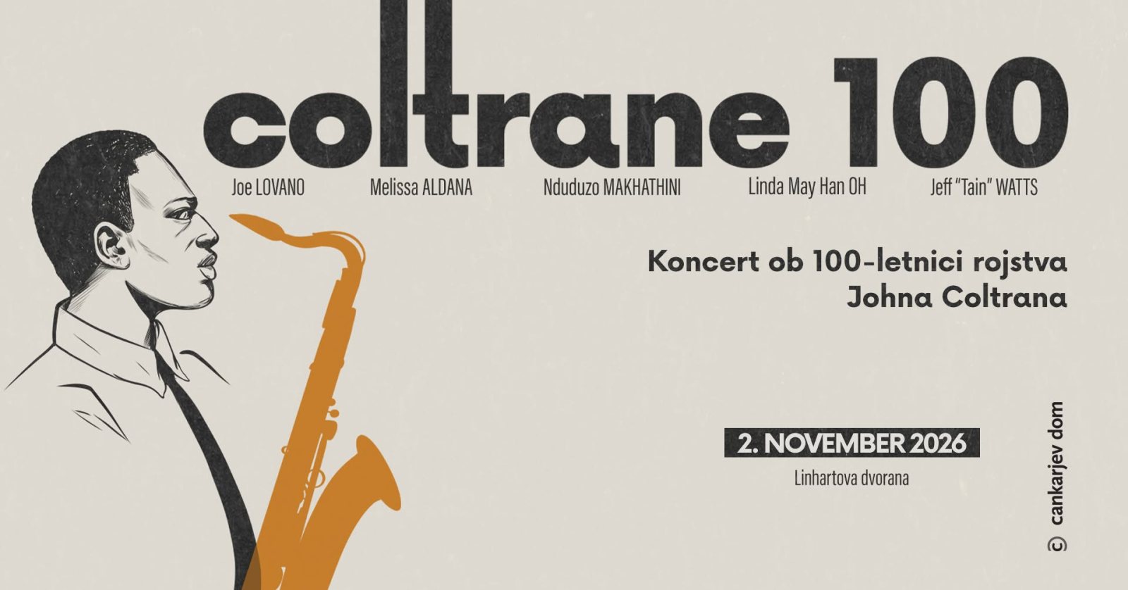 Plakat: Coltrane 100