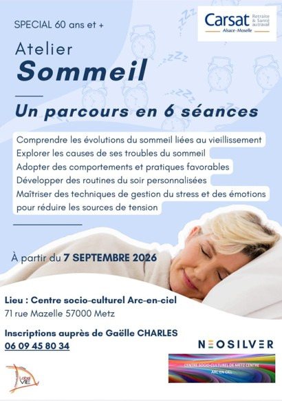 Affiche : Atelier Sommeil