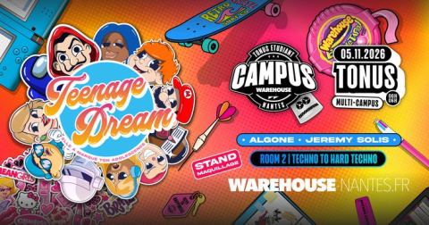 Poster: Tonus Teenage Dream - Multicampus, Warehouse, Nov 5
