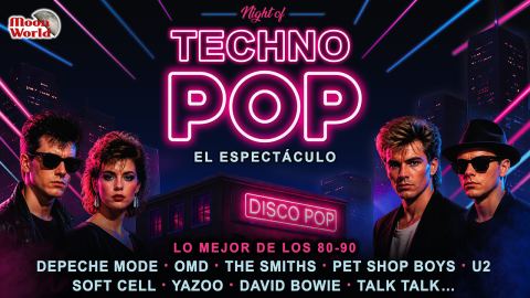 Cartel: TECHNO POP, Auditorio de Zaragoza, 20 nov
