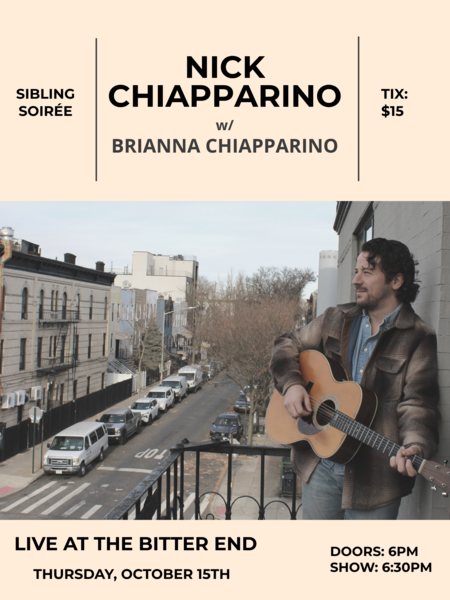 Poster: Nick Chiapparino