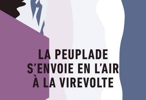 Affiche : Rencontre avec les éditions de La Peuplade, Librairie La Virevolte, 12 mars