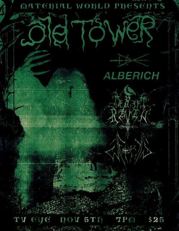 Poster: Old Tower, Alberich, Bereft Raven, Fury Within