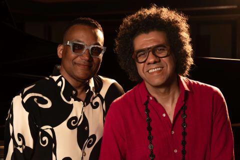 Locandina: Hamilton De Holanda & Gonzalo Rubalcaba – “Collab”, Auditorium Parco della Musica Ennio Morricone, 6 nov