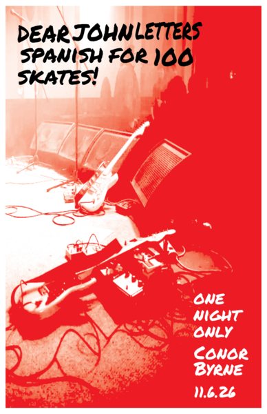 Poster: Dear John Letters, Spanish for 100 & Skates!