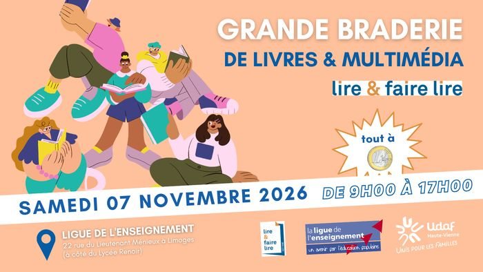 Affiche : Braderie de livres & multimédia