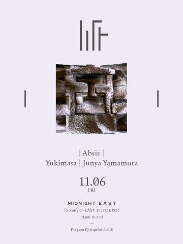 ポスター：lift, Spotify O-EAST, 11月6日