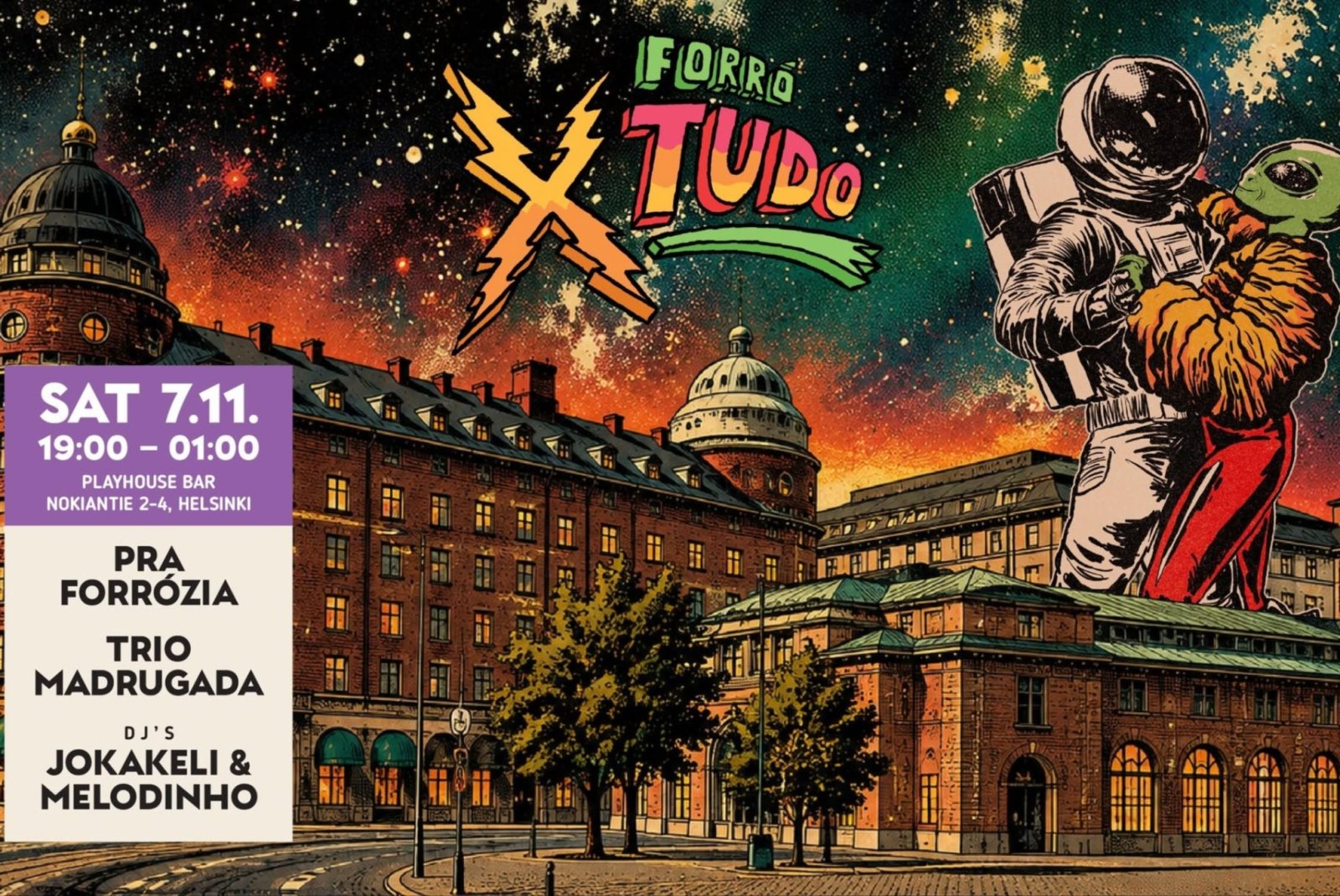 Juliste: Forró X-Tudo klubi