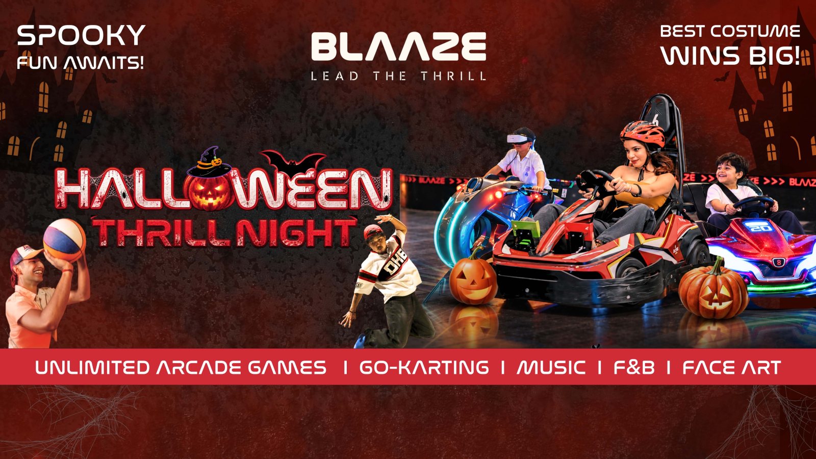 Poster: Blaaze Halloween Thrill Night