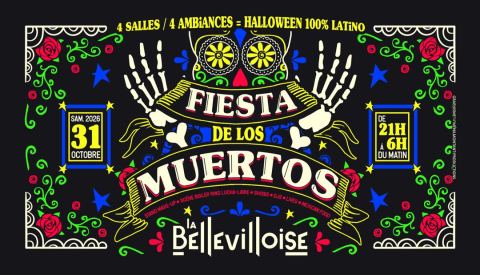 Affiche : Fiesta de los Muertos | 31.10.26, La Bellevilloise, 31 oct.