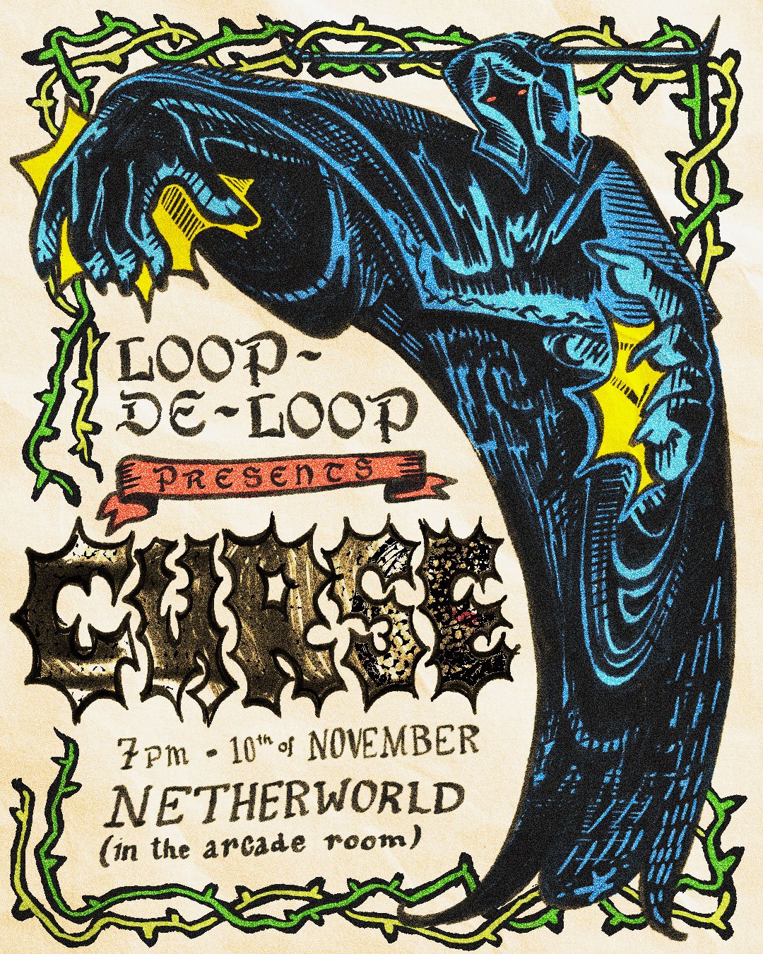 Poster: Loop De Loop Mini Animation Festival - Curse