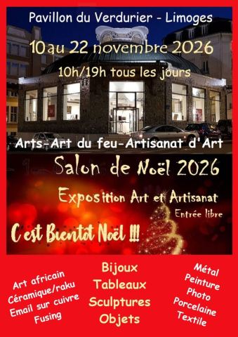 Affiche : " C'est bientôt Noël ", Pavillon du Verdurier, 9 nov.