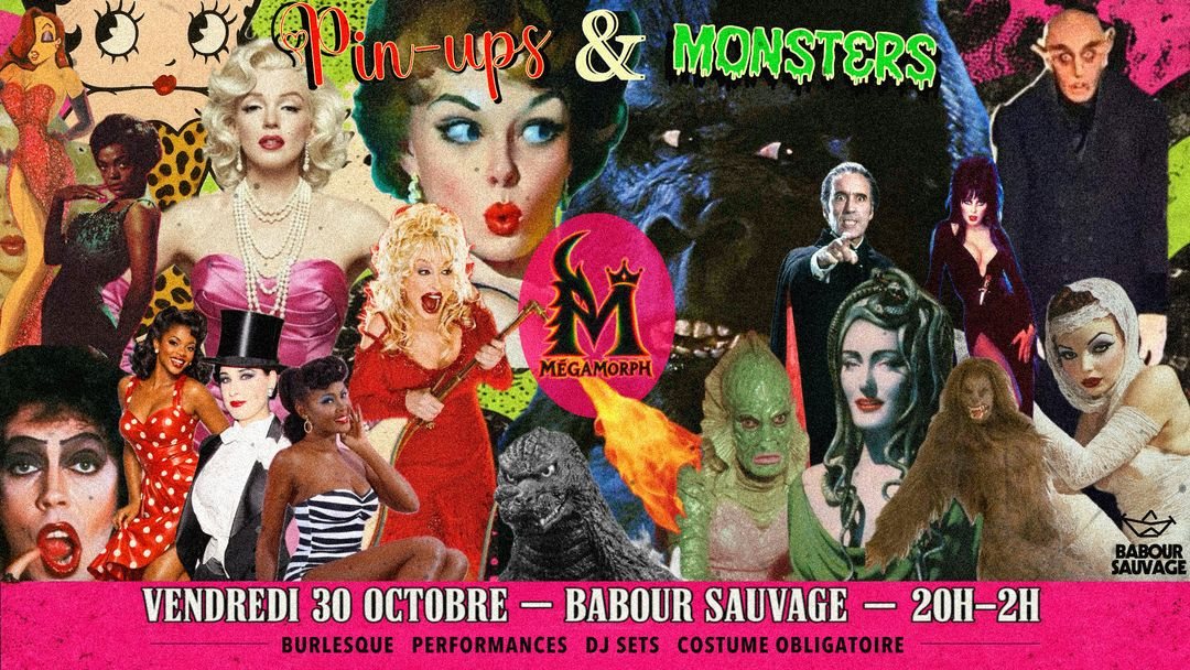 Affiche : PIN-UPS & MONSTERS