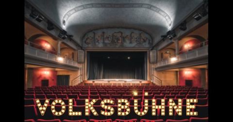 Plakat: Das 32. Kölner RUDELSINGEN – mit Gika Bäumer und Lutz Angermann, Volksbühne am Rudolfplatz, 17. Nov.