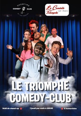Affiche : Triomphe Comedy Club, La Comédie Triomphe, 5 nov.