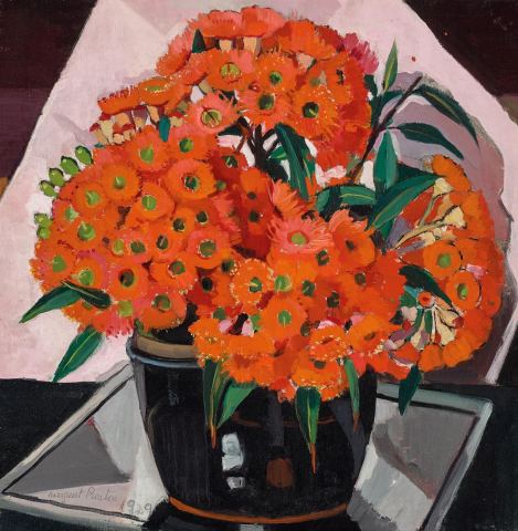 Poster: Margaret Preston: A retrospective exhibition, The Ian Potter Centre: NGV Australia, Sep 4