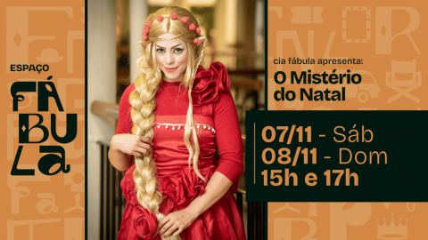 Poster: O MISTÉRIO DO NATAL | Cia Fábula, Espaço Fábula, Nov 7