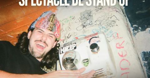 Affiche : Lucas Richard, The Black Cat Comedy Club, 1 nov.