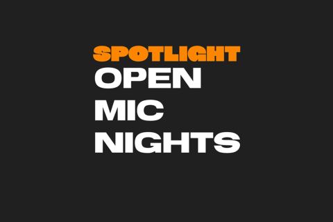 Poster: Spotlight - Open mic nights, Tiivistämö, Nov 4
