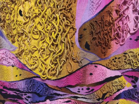 Poster: Cecilia Brugnini: Romance entre el todo y la nada, Museo Nacional de Artes Visuales, Aug 5