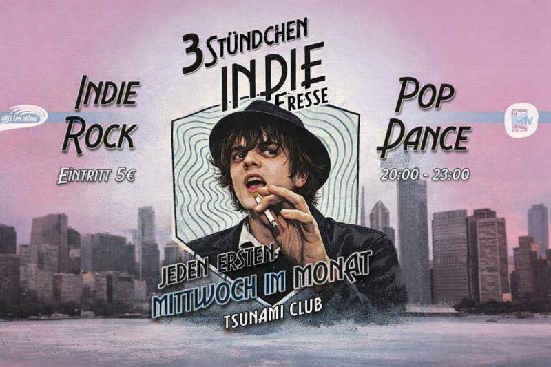 Plakat: 3 STÜNDCHEN iNDiE Fresse