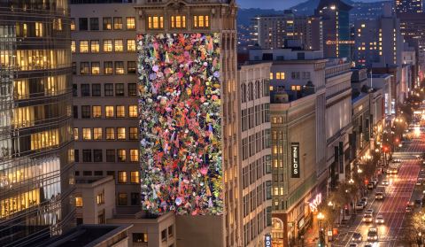 Poster: Jennifer Steinkamp: It's a nice day for a white wedding., SFMOMA, Aug 22