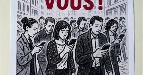 Affiche : Soyez fous déconnectez vous !, Le Mouchoir de Poche, 30 oct.