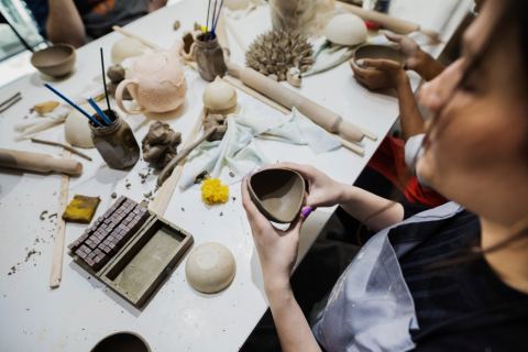 Poster: Ceramics: What We Make of It, Evergreen Cultural Centre (Evergreen Arts), Nov 18