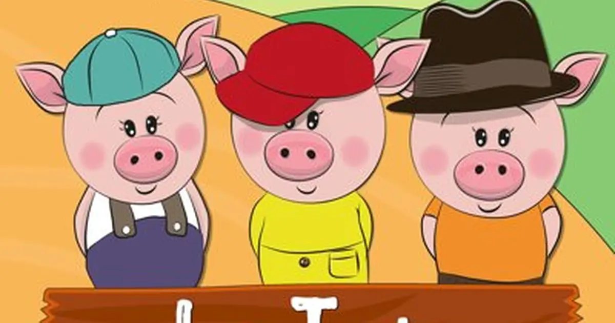 Poster: Les trois petits cochons
