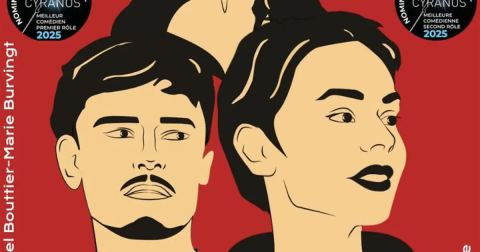 Affiche : On ne badine pas avec l'amour, Théâtre Espace Marais, 25 oct.