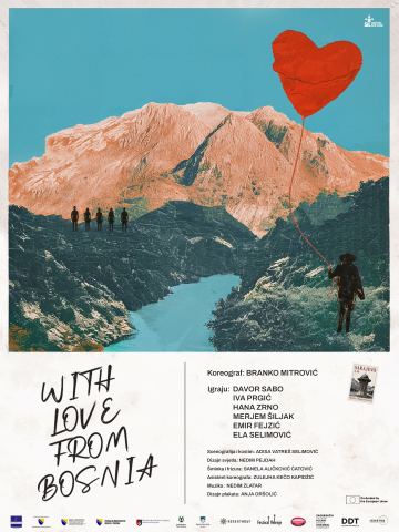 Poster: With Love from Bosnia, Sarajevski ratni teatar SARTR, Nov 9