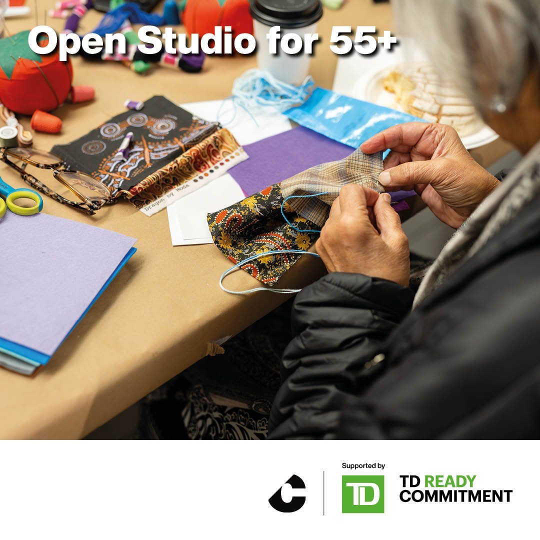 Poster: October Open Studio for 55+