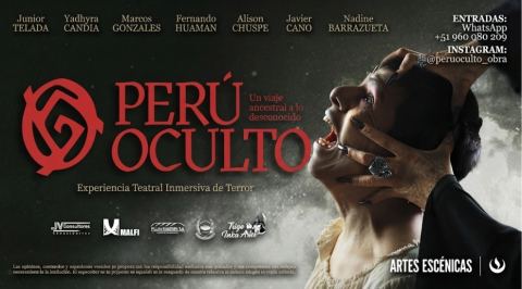 Cartel: Perú Oculto: un Viaje Ancentral hacia lo Desconocido, Casa Roja de Barranco, 5 nov
