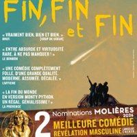 Affiche : Fin, Fin et Fin, Théâtre Lepic, 24 oct.