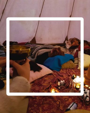 Affiche : Vox Sentio - bain sonore, le pré du petit bois, 1 nov.