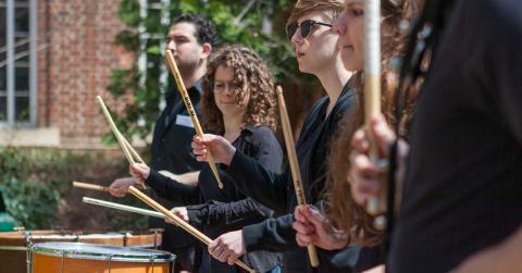 Poster: Brooklyn College Percussion Ensemble, Leonard & Claire Tow Center for the Performing Arts (Brooklyn College), Dec 2