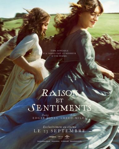 Affiche : Raison et sentiments, UTOPIA, 3 nov.