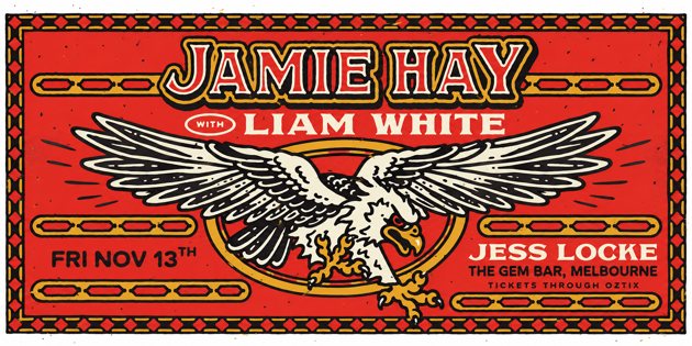 Poster: Jamie Hay with Liam White