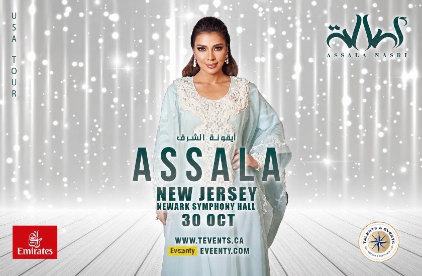 Poster: Assala Nasri Live in New Jersey