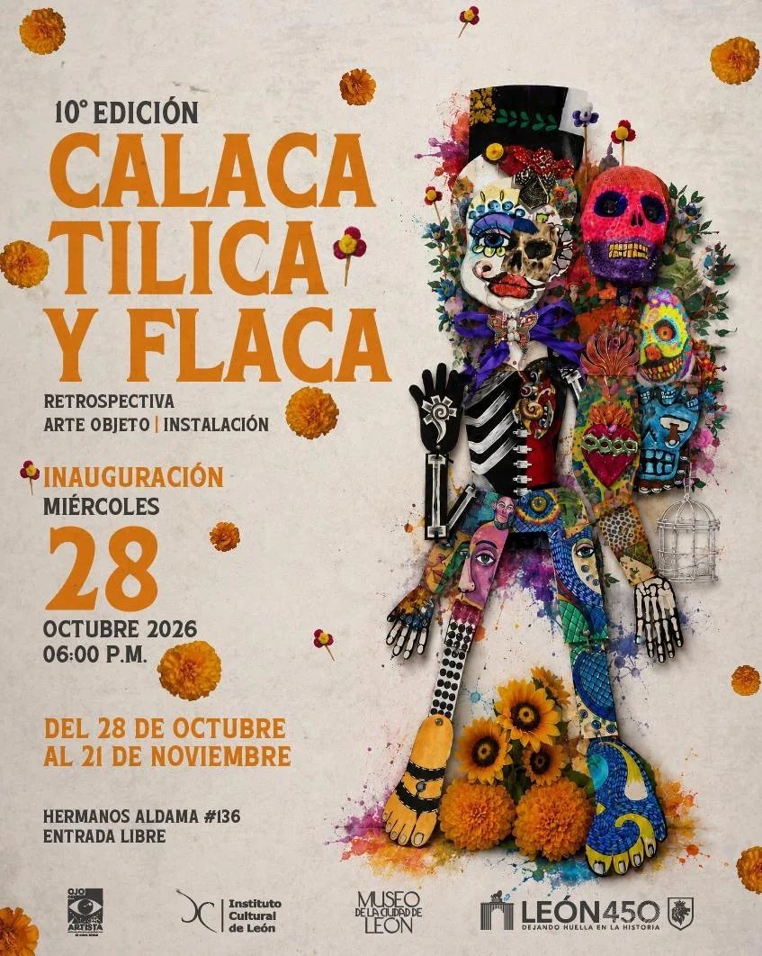 Poster: Calaca Tilica y Flaca (décima edición)