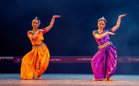 Poster: Nrityagram Dance Ensemble: KHANKHANĀ: the sound of dancing feet, Annenberg Center for the Performing Arts (Penn Live Arts), Nov 5