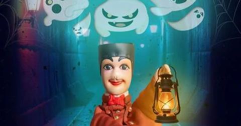 Affiche : Les souterrains du vieux château, Théâtre L'Alphabet, 28 oct.