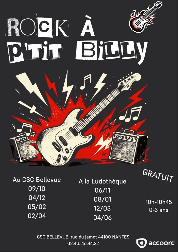 Affiche : Rock à P'tit Billy