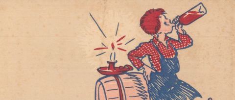 Affiche : Exposition : Enfants et alcools, Musée national de l'éducation (Munaé), 13 avr.
