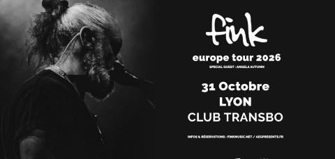 Poster: FINK, Transbordeur, Oct 31