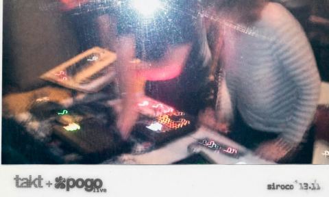 Cartel: Takt x Pogo live: Ideasforconversations + Blu Boi, Siroco, 13 nov