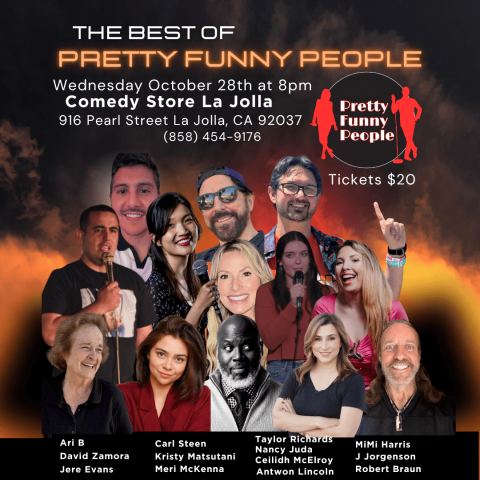 Poster: The Best of Pretty Funny People, The Comedy Store La Jolla, Oct 28