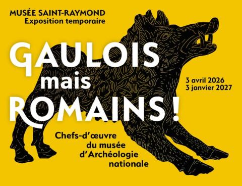 Poster: Gaulois mais Romains !, Musée Saint-Raymond, Apr 3