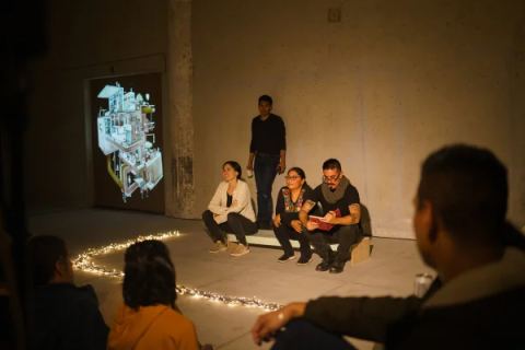 Cartel: Algunas cosas necesarias, Teatro Helénico, 26 sep