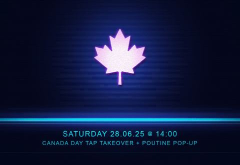 Plakat: Canada Day Tap Takeover + Caesars + Poutine, Flughafenstraße 49, 28. Juni